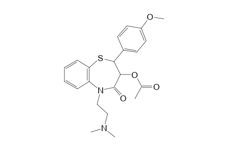 5-[2-(Dimethylamino)ethyl]-2-(4-methoxyphenyl)-4-oxo-2,3,4,5-tetrahydro-1,5-benzothiazepin-3-yl acetate
