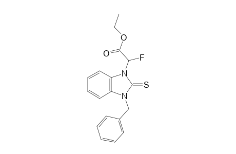 Ethyl 2-(3-benzyl-2-thioxo-2,3-dihydro-1H-benzo[d]imidazol-1-yl)-2-fluoroacetate