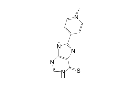 1-methyl-4-(6-thioxo-9H-purin-8(1H)-yl)pyridinium hydroxide, inner salt