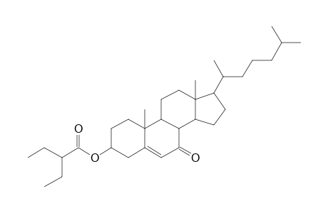 Cholesterol, 7-oxo-, 2-ethylbutyrate