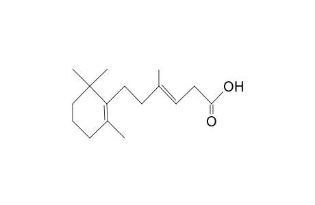 4-Methyl-6-(2,6,6-trimethyl-1-cyclohexen-1-yl)-3-trans-hexenoic acid