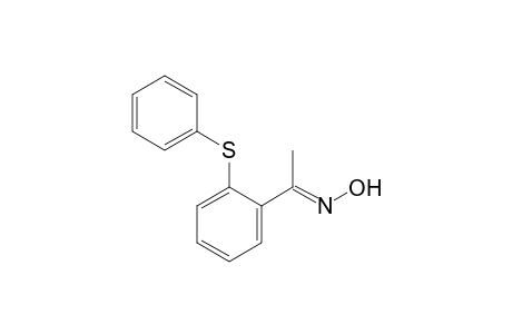 (ne)-N-[1-(2-Phenylsulfanylphenyl)ethylidene]hydroxylamine