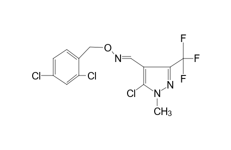 5-CHLORO-1-METHYL-3-(TRIFLUOROMETHYL)PYRAZOLE-4-CARBOXALDEHYDE, O-(2,4-DICHLOROBENZYL)OXIME