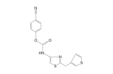 2-(3-thenyl)-4-thiazolecarbamic acid, p-cyanophenyl ester