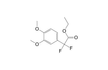 2-(3,4-dimethoxyphenyl)-2,2-difluoro-acetic acid ethyl ester