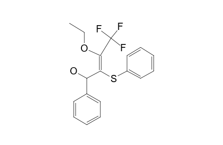 (E)-2-ETHOXY-1,1,1-TRIFLUORO-4-PHENYL-3-(PHENYLTHIO)-BUT-2-EN-4-OL