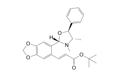 (E)-tert-butyl 3-(6-((2S,4S,5S)-3,4-dimethyl-5-phenyloxazolidin-2-yl)benzo[d][1,3]dioxol-5-yl)acrylate