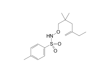 N-[(2,2-Dimethyl-4-methylenehexyl)oxy]-4-methylbenzenesulfonamide