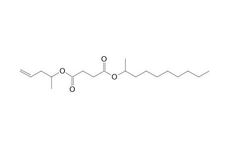 Succinic acid, dec-2-yl pent-4-en-2-yl ester