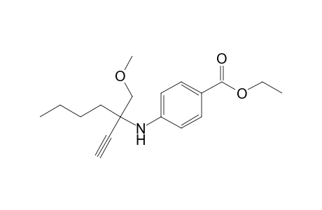 Ethyl N-[3-(Methoxymethyl)hept-1-yn-3-yl]-4-aminobenzoate