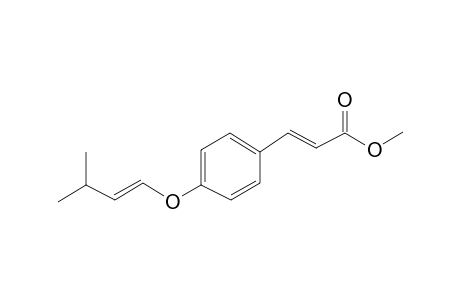 2-Propenoic acid, 3-[4-[(3-methyl-1-butenyl)oxy]phenyl]-, methyl ester