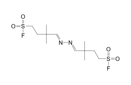 2,2-dimethyl-4-(fluorosulfonyl)butyraldehyde, azine