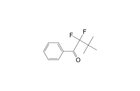 2,2-bis(Fluoranyl)-3,3-dimethyl-1-phenyl-butan-1-one