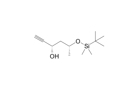 (-)-(3S,5R)-5-(tert-Butyldimethylsilyloxy)hex-1-yn-3-ol