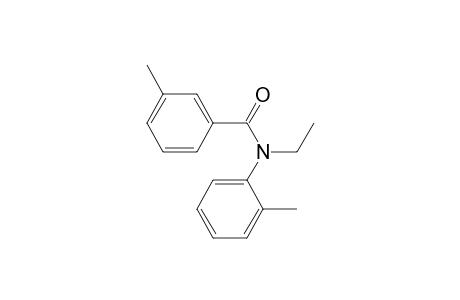 N-Ethyl-3-methyl-N-(2-methylphenyl)benzamide