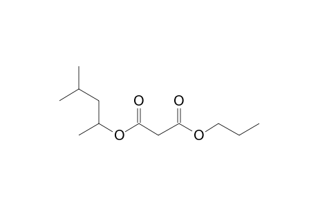 Malonic acid, 4-methylpent-2-yl propyl ester