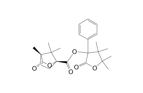 (3'RS)-tetrahydro-4',4',5',5'-tetramethyl-2'-oxo-3'-phenylfur-3'-yl (1S,4R)-4,7,7-trimethyl-3-oxo-2-oxabicyclo[2.2.1]heptane-1-carboxylate