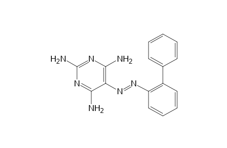 5-[(2-biphenylyl)azo]-2,4,6-triaminopyrimidine