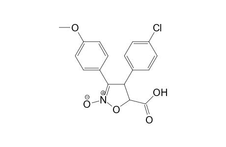 5-Carboxy-4-(4-chlorophenyl)-3-(4-methoxyphenyl)-4,5-di-hydroisoxazole N-Oxide