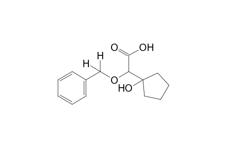 alpha-(benzyloxy)-1-hydroxycyclopentaneacetic acid