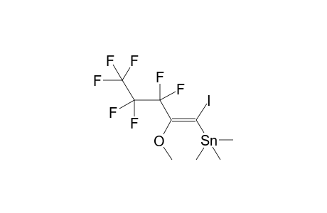 1-IODO-2-METHOXY-1-TRIMETHYLSTANNYL-2-HEPTAFLUOROPROPYLETHENE