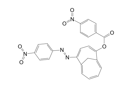 2-(4-nitrorobenzoyloxy)-5-(4-nitrophenylazo)-1,6-methano[10]annulene