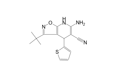 6-amino-3-tert-butyl-4-(2-thienyl)-4,7-dihydroisoxazolo[5,4-b]pyridine-5-carbonitrile