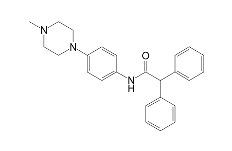 N-[4-(4-methyl-1-piperazinyl)phenyl]-2,2-diphenylacetamide