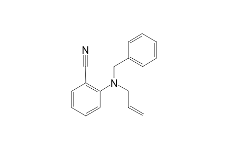 2-[N-benzyl-N-(prop-2'-enyl)amino]benzonitrile