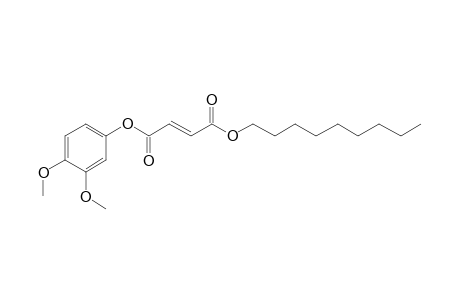 Fumaric acid, 3,4-dimethoxyphenyl nonyl ester