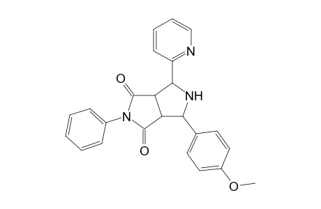 Endo-4-(4'-methoxyphenyl)-7-phenyl-2-(2'-pyridyl)-6,8-dioxo-3,7-diazabicyclo[3.3.0]octane