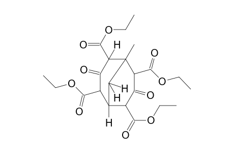 3,7-dioxo-1-methylbicyclo[3,3,1]nonane-2,4,6,8-tetracarboxylic acid, tetraethyl ester