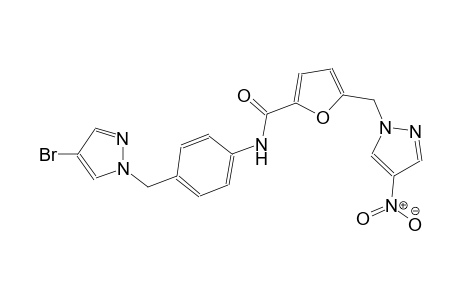 N-{4-[(4-bromo-1H-pyrazol-1-yl)methyl]phenyl}-5-[(4-nitro-1H-pyrazol-1-yl)methyl]-2-furamide
