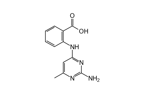 N-(2-Amino-6-methyl-4-pyrimidinyl)anthranilic acid