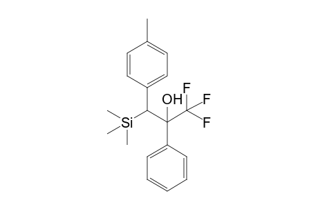 1-Phenyl-1-(trifluoromethyl)-2-(trimethylsilyl)-2-(p-methylphenyl)ethanol