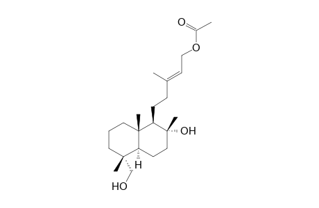 (+)-PLUMOSOL;15-ACETOXY-LABD-13-ENE-8-ALPHA,18-DIOL