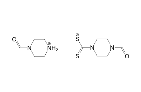 4-Formylpiperazinium 4-formylpiperazine-1-carbodithioate