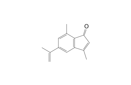 5-Isopropenyl-3,7-dimethyl-1H-inden-1-one