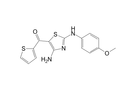 [4-amino-2-(4-methoxyanilino)-1,3-thiazol-5-yl]-thiophen-2-ylmethanone