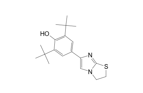 2,6-di-tert-butyl-4-(2,3-dihydroimidazo[2,1-b]thiazol-6-yl)phenol