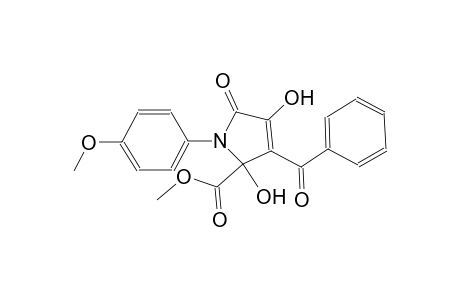 1H-pyrrole-2-carboxylic acid, 3-benzoyl-2,5-dihydro-2,4-dihydroxy-1-(4-methoxyphenyl)-5-oxo-, methyl ester