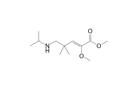 Z-METHYL-4,4-DIMETHYL-5-ISOPROPYLAMINOPENT-2-METHOXYPENT-2-ENOATE