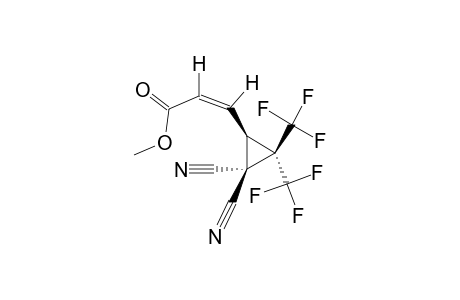 METHYL-(Z)-3-[1',1'-DICYANO-2',2'-BIS-(TRIFLUOROMETHYL)-CYClOPROP-3'-YL]-ACRYLATE