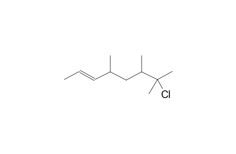 2-CHLORO-2,3,5-TRIMETHYL-TRANS-6-OCTENE