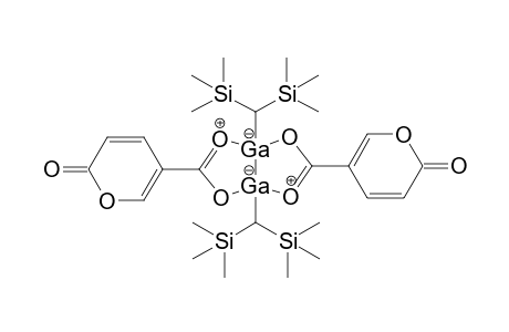 Bis(trimethylsilyl)methyl-[bis(trimethylsilyl)methylgallanuidyl]gallanuide bis[hydroxy-(6-oxopyran-3-yl)methylene]oxonium