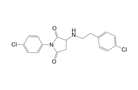 1-(4-Chlorophenyl)-3-{[2-(4-chlorophenyl)ethyl]amino}-2,5-pyrrolidinedione