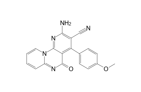 2-Amino-4-(4-methoxyphenyl)-5-oxo-5H-dipyrido[1,2-a:3',2'-e]pyrimidine-3-carbonitrile