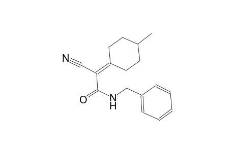 N-benzyl-2-cyano-2-(4-methylcyclohexylidene)acetamide