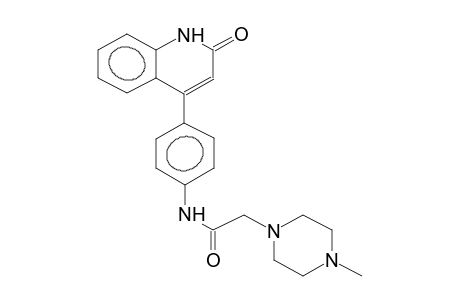 4-[4-(N-METHYLPIPERAZINOACETYL)AMINOPHENYL]QUINOLIN-2(1H)-ONE