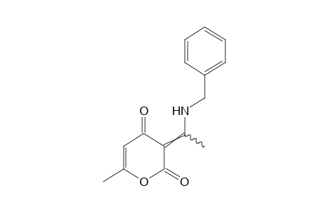 2-[1-(BENZYLAMINO)ETHYLIDENE]-5-HYDROXY-3-OXO-4-HEXENOIC ACID, delta-LACTONE